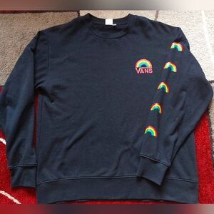 VANS  rainbow Crewneck shirt